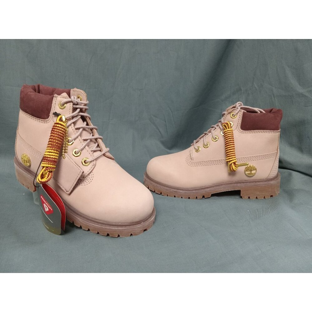 Timberland Youth 6 Inch Premium Waterproof Boots Pink Size 13 NEW NO BOX!